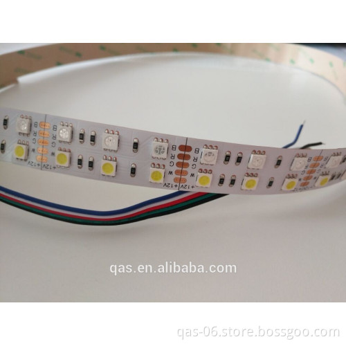 Rgbw 12v Smd 5050 Led Strip 6000-6500K dual row 120leds strips
